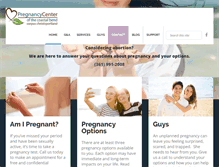 Tablet Screenshot of ccpregnancy.org